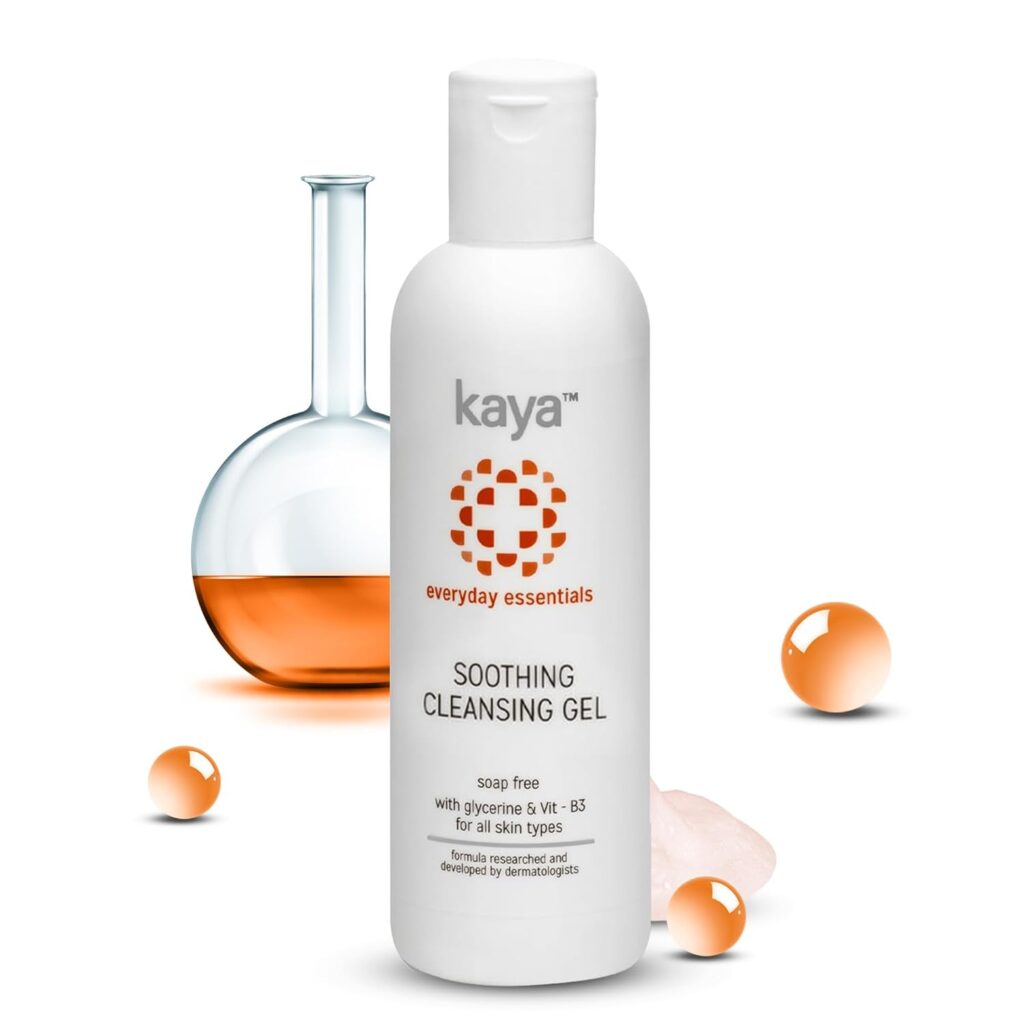Kaya Clinic Soothing Face Cleanser | Gentle, Hydrating Daily Cleanser for Sensitive & Oily Skin | Dermatologist Developed | 22 Years Expertise | Mild, Soap-Free Formula | 200ml