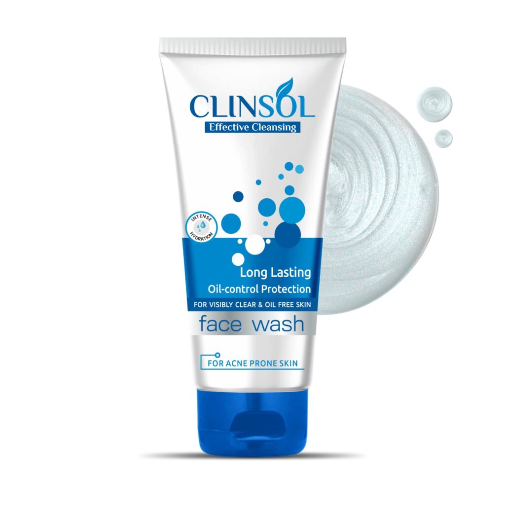 Leeford Clinsol Oil Control Facewash -100g | Deep Cleansing Face Wash for Oily & Acne-Prone Skin | Removes Excess Oil, Dirt & Impurities | Gentle Daily Cleanser for Clear & Fresh Skin