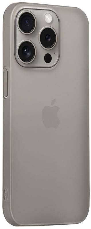 Mr. Case Ultra-Thin Matte Hard Case for iPhone 14 Pro Max | Anti-Yellow Frosted Back, Slim, Scratch-Resistant & Lightweight - Grey