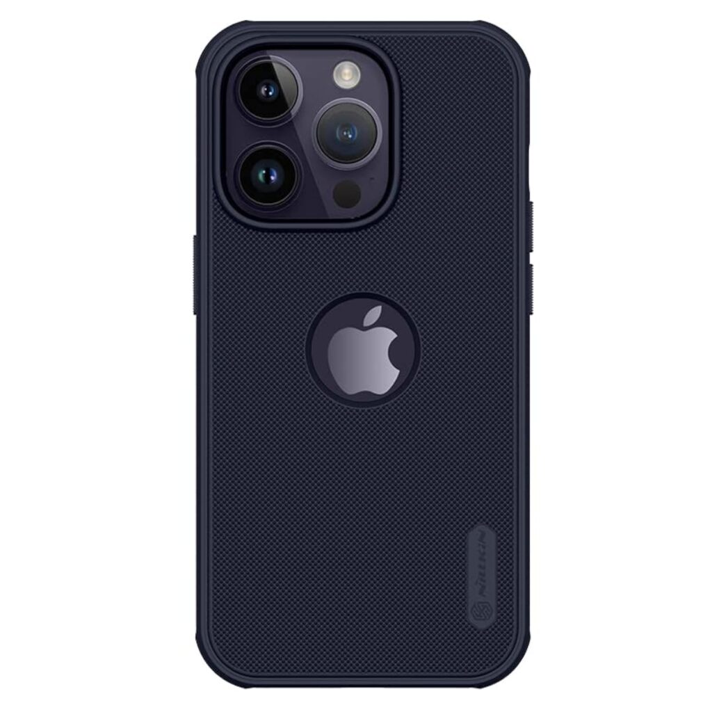 Nillkin Case for Apple iPhone 14 Pro (6.1" Inch) Super Frosted Shield Pro Hard Back Soft Border (PC + TPU) Shock Absorb Cover Raised Bezel Camera Protect PC with Logo Cut Purple
