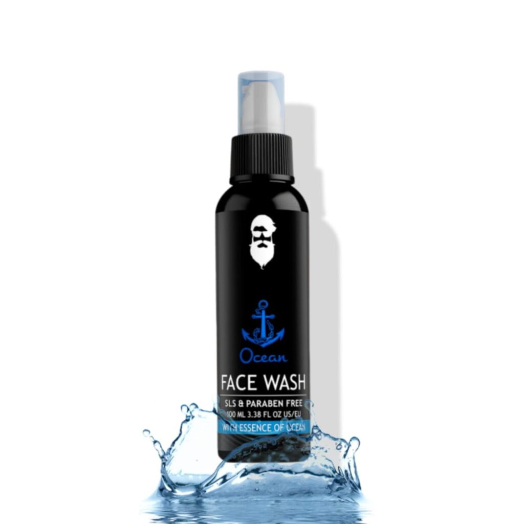 Ocean for Men, Fights Acne & Pimple, Brighten Skin, All Skin Types Face Wash 100ML (200 ml)