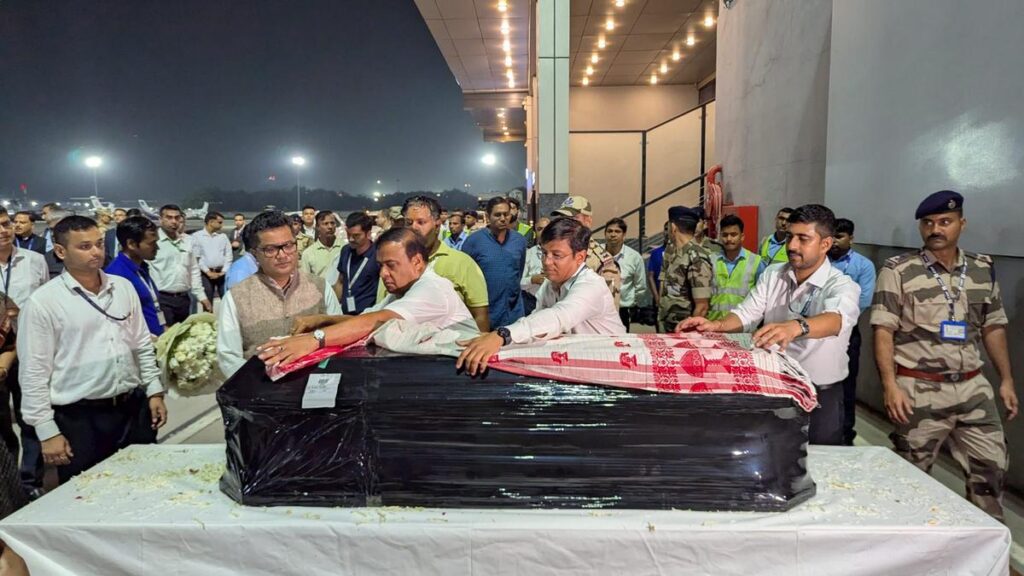 Singer Zubeen Garg's mortal remains begin final journey home as thousands pour on streets for last glimpse