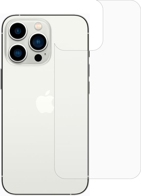 Prime Retail Back Screen Guard for iPhone 14 Pro Max (6.7 inch), TPU Clear Soft Anti-Scratch Back Film