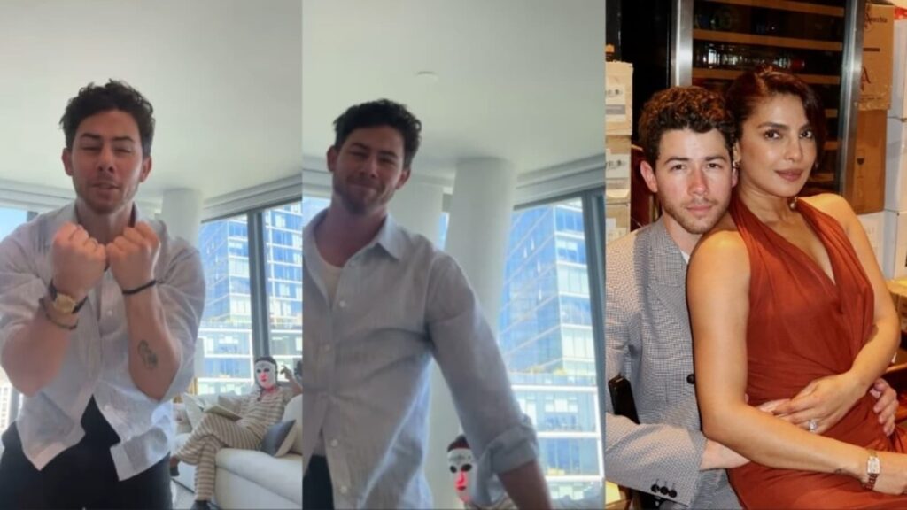 Annoyed Priyanka Chopra leaves the room as Nick Jonas loudly sings Jonas Brothers' song: ‘Is this loud enough’. Watch | Bollywood