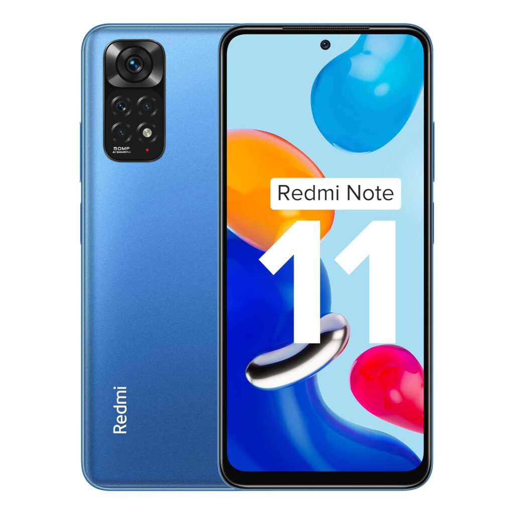 Redmi Note 11 (Horizon Blue, 6GB RAM, 128GB Storage)|90Hz FHD+ AMOLED Display | Qualcomm® Snapdragonâ„¢ 680-6nm | 33W Charger Included