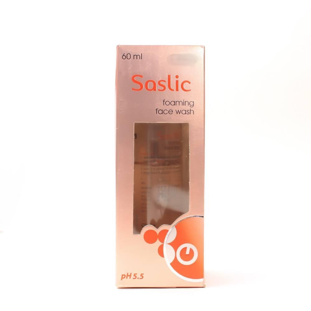 Sas-lic Foaming Face Wash | pH 5.5 | Acne Prone Skin | Oily skin | 60ml (Pack of 1)