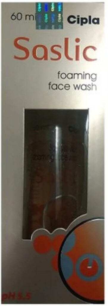 Saslic - Bottle of 60 ml foaming Face wash