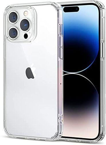 Silicon Transparent Back Cover Case Compatible for Apple iPhone 14 Pro Max iPhone 14 Pro Max | Camera Protetion | Slim and Light Weight | Soft Touch and Feel |(1200)