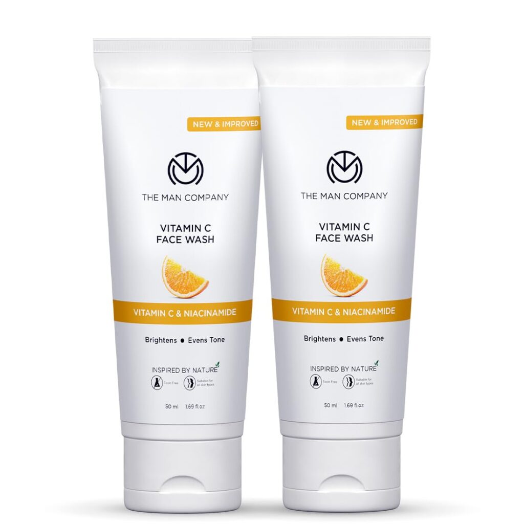 The Man Company Vitamin C Face Wash for Men - 2 x 50ml