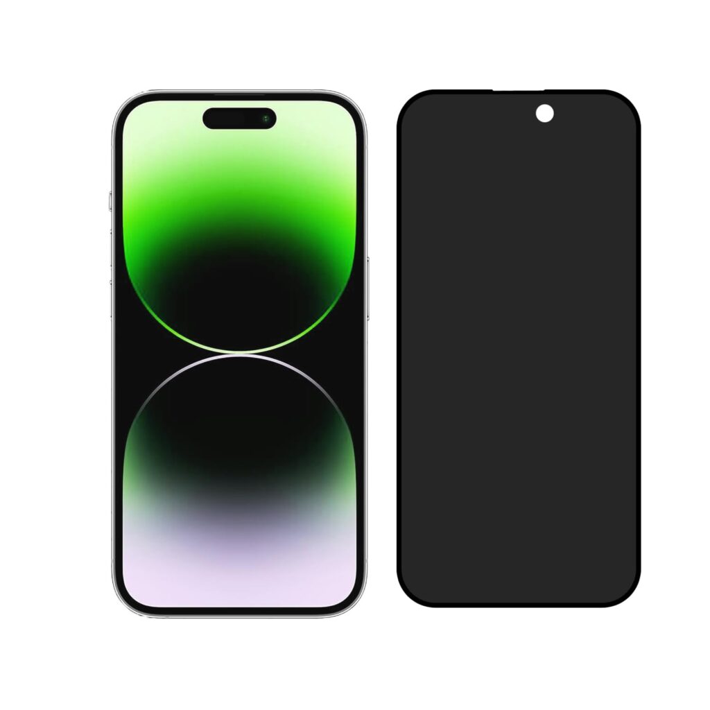 Tough Lee Privacy Tempered Glass Screen Guard Protector for Apple iPhone 14 Pro Max (With Easy Installation Kit) (Edge to Edge Coverage)