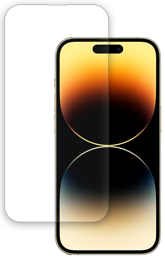 Tough Lee Tempered Glass Screen Guard Protector for Apple iPhone 14 Pro Max (6.7 inch) (Will Not Cover Edges of the Mobile) with Easy Installation Kit; Pack of 1