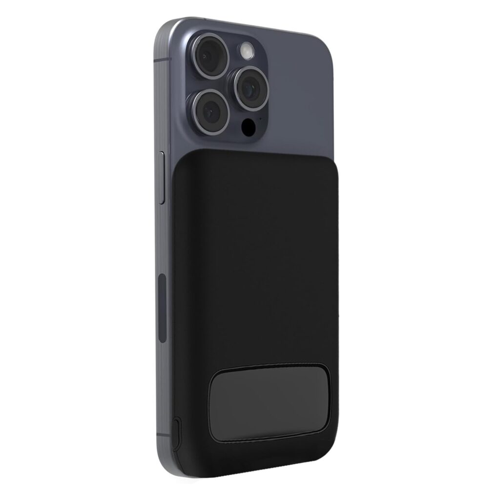 UNIGEN® Unipower 300 Mag-Safe Power Bank [Made in India] 10000mAh 15W Wireless/22W Wired Fast Charging, USB Type C Compatible with iPhone 15/14/13/12/Pro/Pro Max-Black