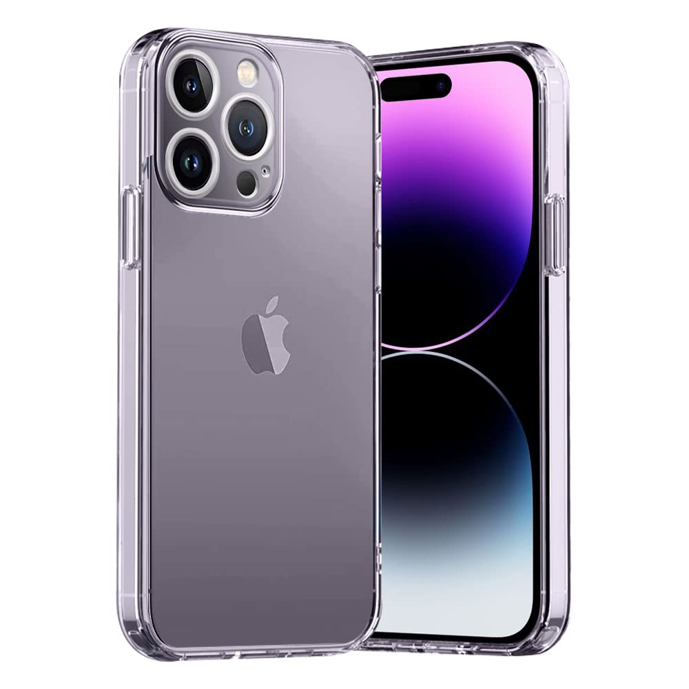 Winble Back Case for iPhone 14 Pro Max Back Cover Slim Crystal Clear Camera Protection Anti-Slip Grip Back Cover for iPhone 14 Pro Max