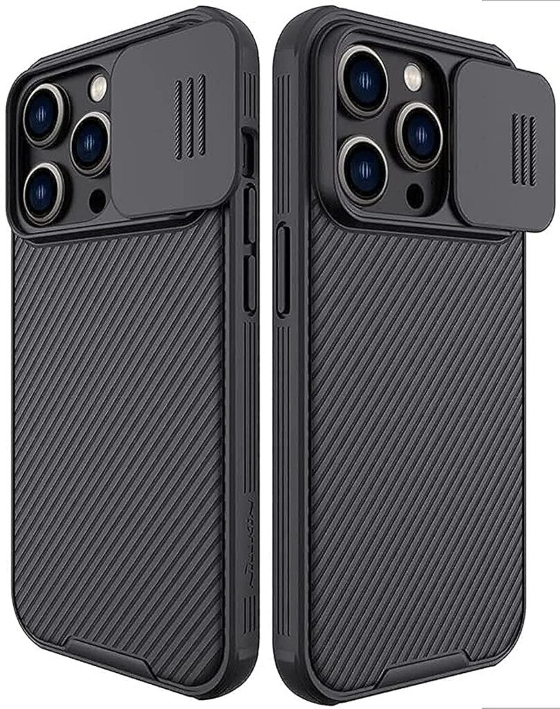 for iPhone 14 pro Max Case Camera Cover,Nillkin camshield pro case with carmera Protection Slide Lens Protective shockfroof Cover for iPhone 14 pro Max Phone case (Black)