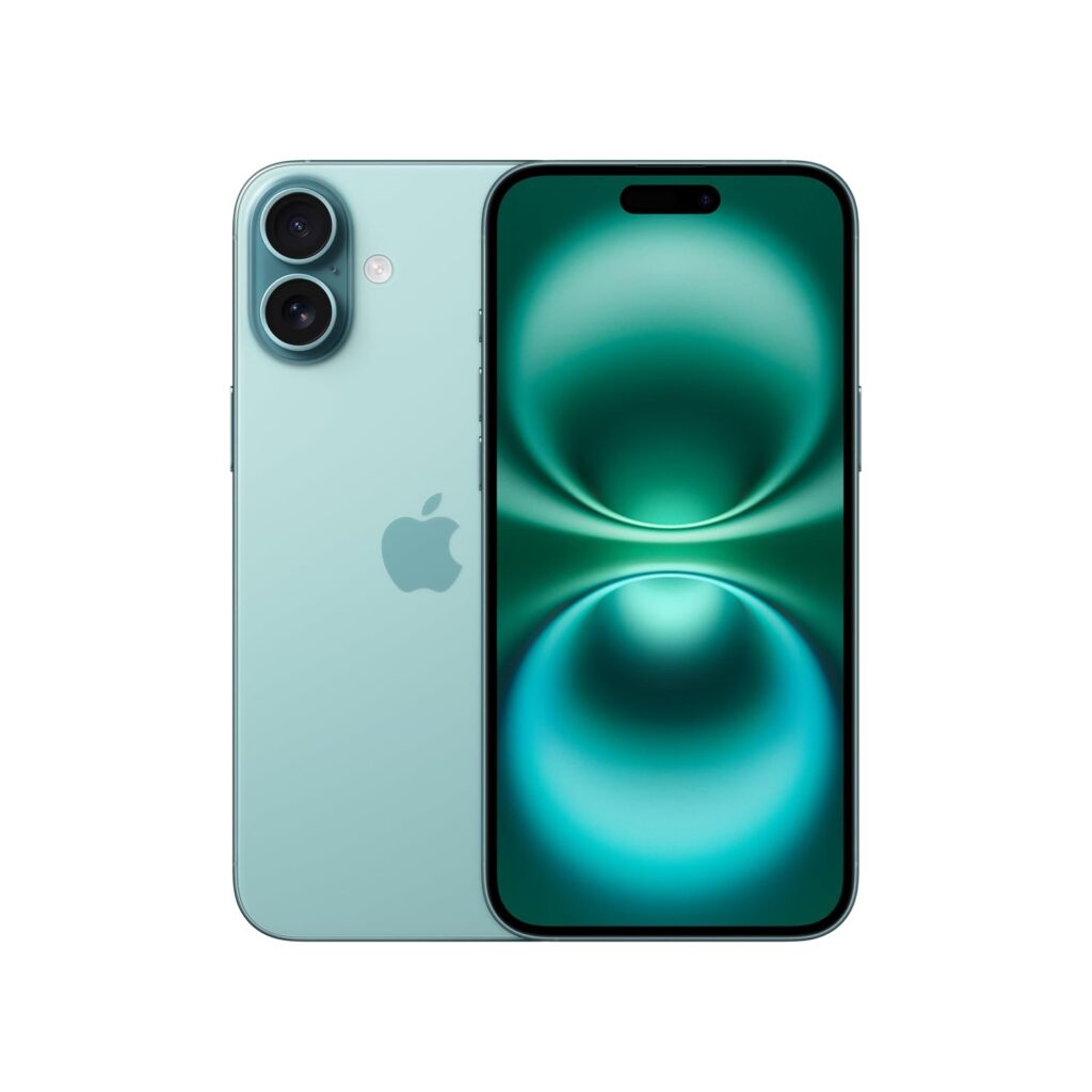 iPhone Plus 16 256 GB: 5G Mobile Phone with Camera Control, A18 Chip and a Big Boost in Battery Life. Works with AirPods; Teal