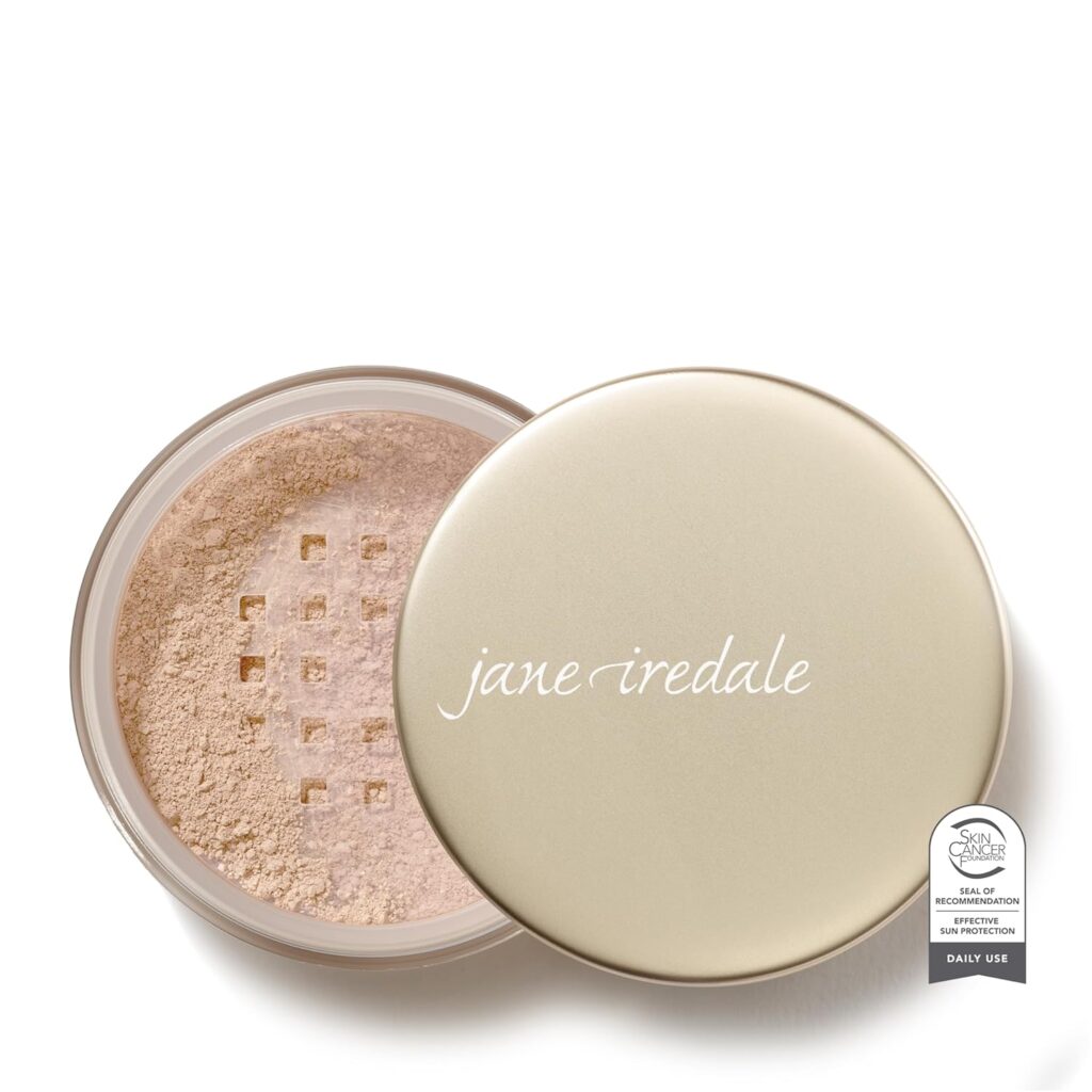jane iredale Amazing Base Loose Mineral Powder, Luminous Foundation with SPF 20, Oil Free, Talc Free & Weightless, Vegan & Cruelty-Free Makeup