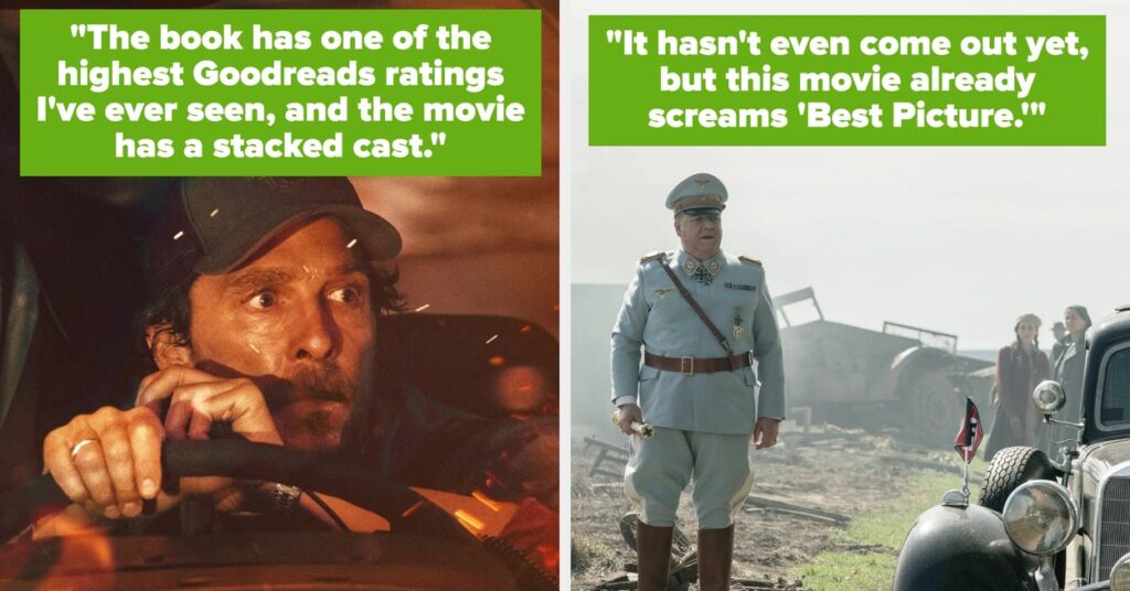 17 Book-To-Movie Adaptations You Had No Idea Are Coming Out In The Next Year