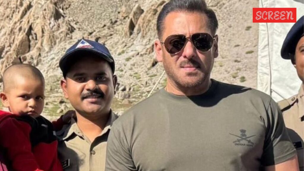 Salman Khan is in Ladakh shooting for his upcoming film Battle of Galwan.