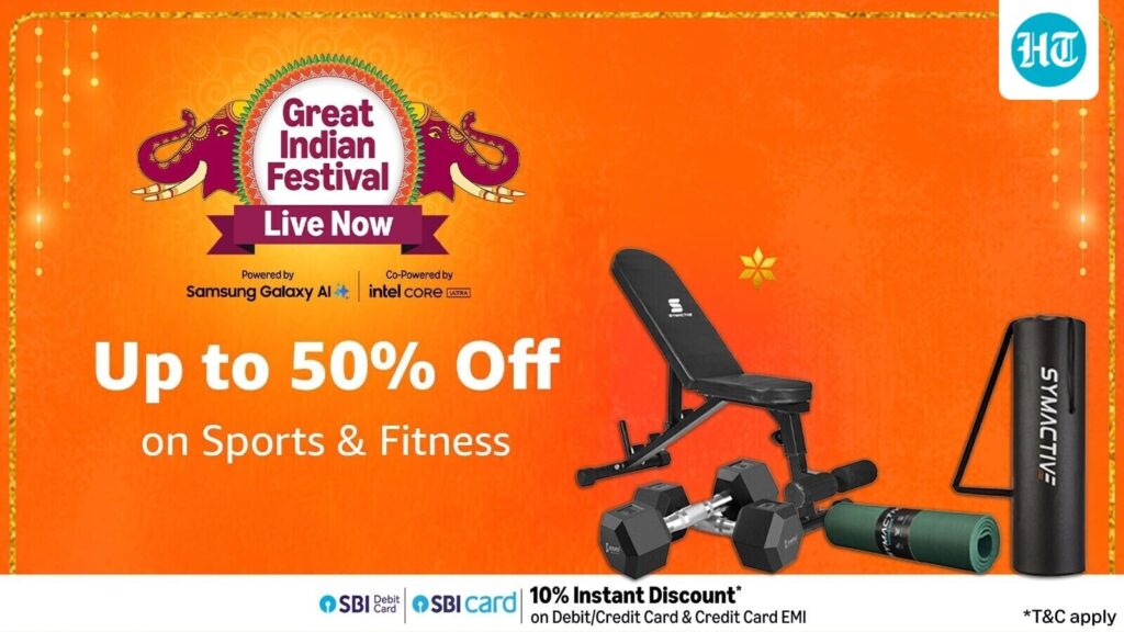 Amazon Great Indian Festival brings up to 80% off on walking pads to boost fitness at home