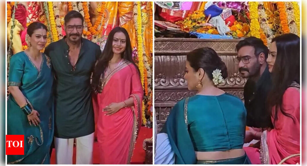 Kajol pulls Ajay Devgn’s leg over his slim look at Durga Puja with Nysa Devgn: ‘Bhooke pyaase rehte hai' |