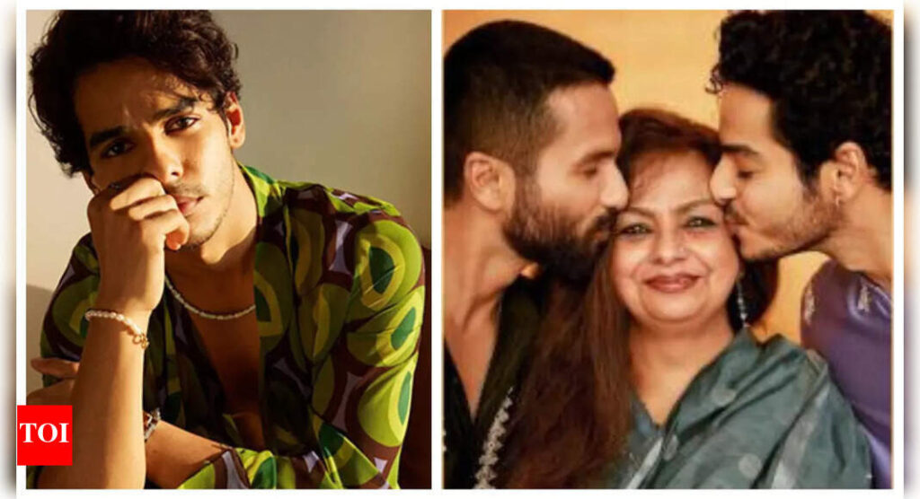 'She sacrificed who...': Ishaan Khatter on middle class upbringing by single mom Neelima |