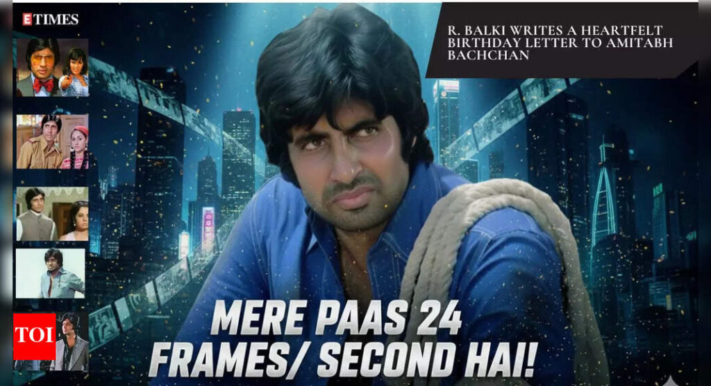 Exclusive: R. Balki writes a heartfelt birthday letter to Amitabh Bachchan as the Bollywood's 'Shehenshah' turns 83 |