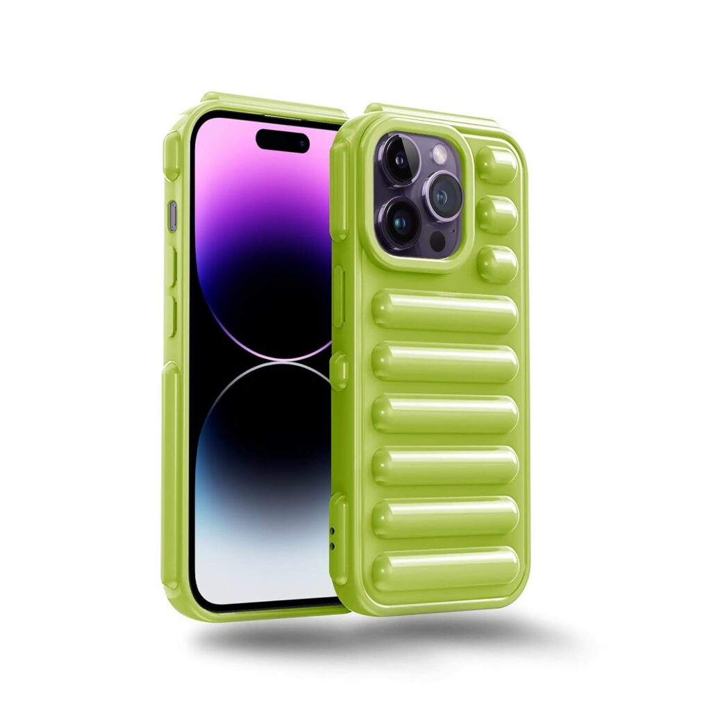 Plus High Protection Capsule Design Back Cover for Apple iPhone 14 Pro Max - Green