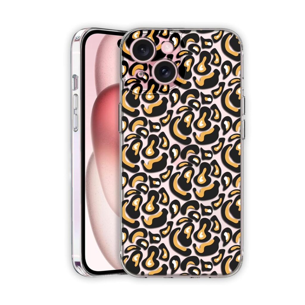 Amazon Brand - Solimo UV Printed Soft Flexible Transparent Back Cover for Apple iPhone 15 Plus - D1145