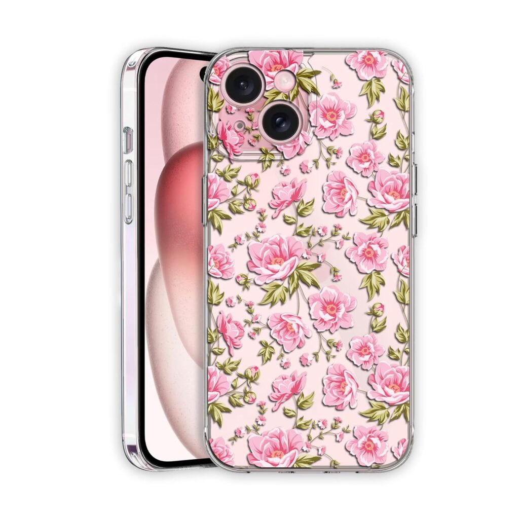 Amazon Brand - Solimo UV Printed Soft Flexible Transparent Back Cover for Apple iPhone 15 Plus - D1128