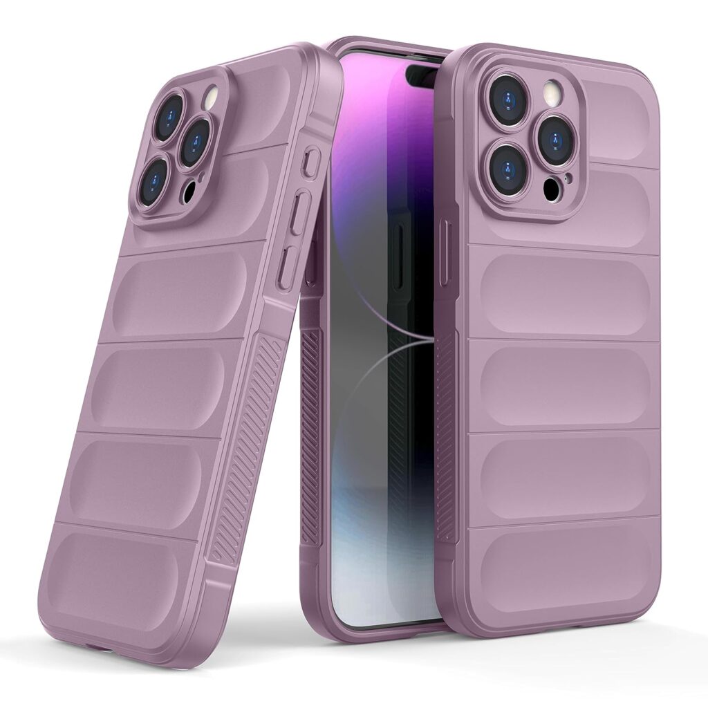 Zapcase Back Case Cover for iPhone 15 Pro Max | Compatible for iPhone 15 Pro Max Back Cover | Liquid Silicon Magic Case with Camera Protection | Lavender