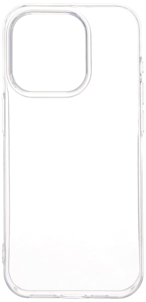 Amazon Brand - Solimo Clear Back Cover Case for iPhone 15 Pro | Shock Proof Design | Transparent Back Cover for iPhone 15 Pro (TPU, Transparent)