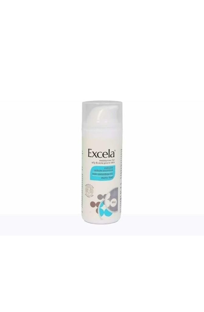 DP-Excela Cream Moisturiser for Oily & Acne Prone Skin | Reduces Sebum Secretion (Pack of 1)