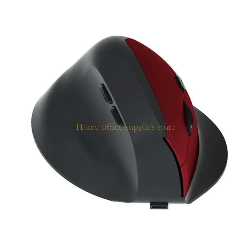 Lancemates Ergonomic Vertical Wireless Mouse - Reduce Wrist Pain, 1200-1600 DPI Adjustable, Quiet Clicks, Comfortable Grip for All-Day Use