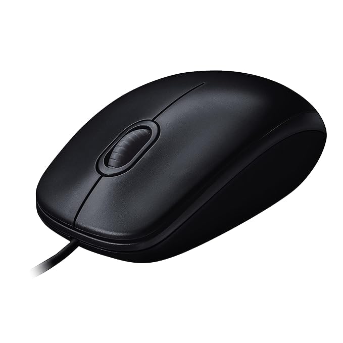 M90 Wired USB Mouse, 3 yr Warranty, 1000 DPI Optical Tracking, Ambidextrous PC/Mac/Laptop - Black