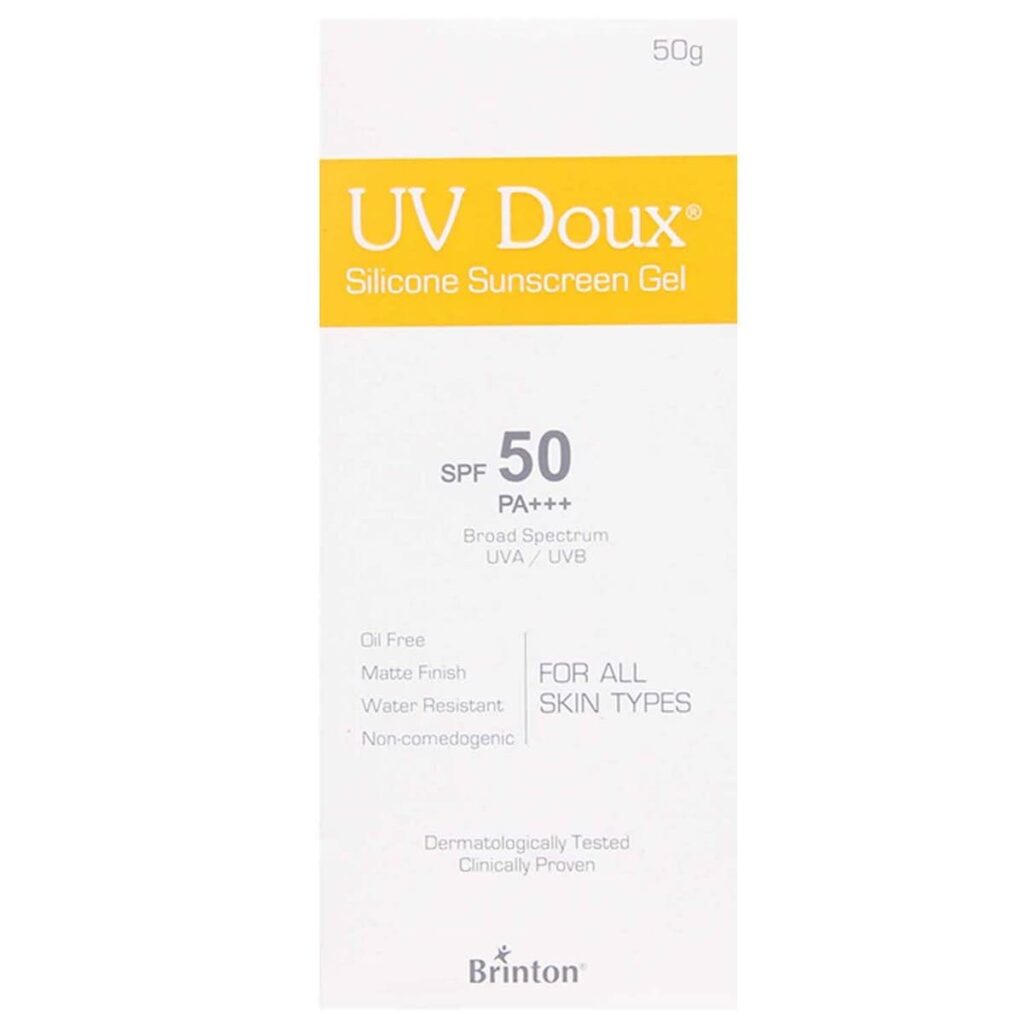 UV Doux Spf 50 - Tube of 50g Silicone Sunscreen Gel