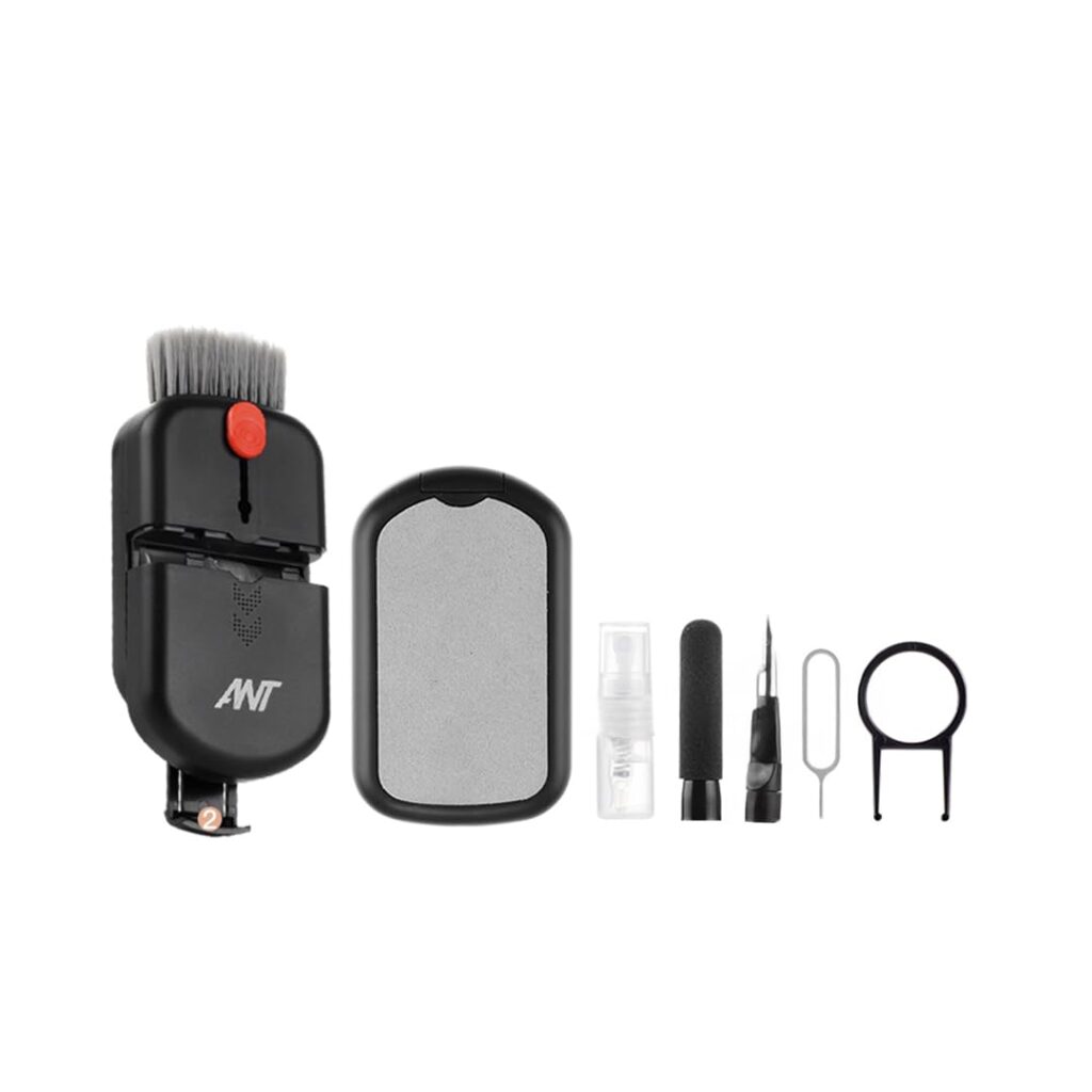 Ant PC Shine 10 10-in-1 Laptop Screen Keyboard Cleaner Kit Electronics Cleaning kit Tool for MacBook, iPad, Brush Tool for Tablet, Computer, PC Monitor, TV, Camera Lens_ Carbon Black