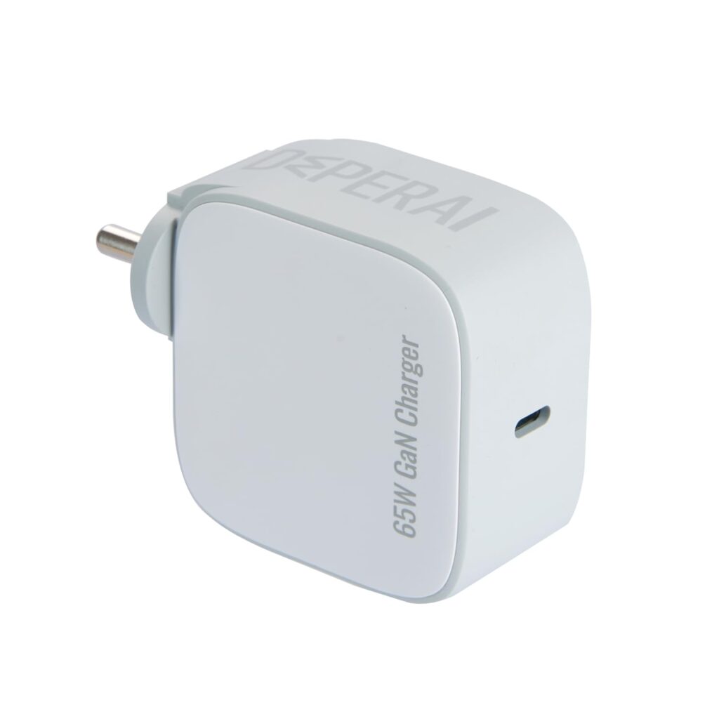 DeperAI 65W TypeC Charger[MFi-Certified], Fast Wall Charger, PD3.0 USB C Adapter, Compatible with Laptop, Tablet, iPhone, Samsung, Oppo, Vivo, All Type C Devices, Supports UFCS(White)
