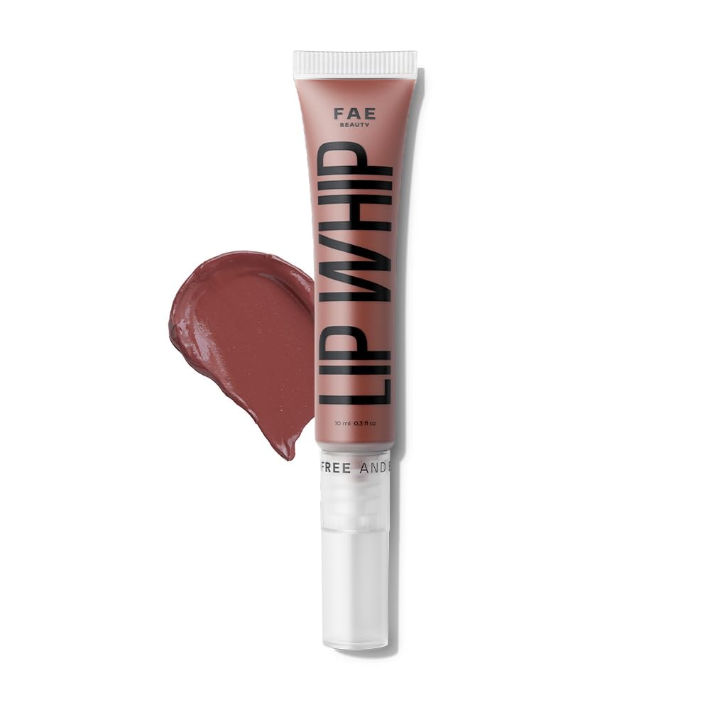 Fae Beauty LipWhip 12Hr Comfortable Matte Liquid Lipstick(10ml)|Long Wear|NonDrying|Soft Mousse Smudgeproof Formula|Vegan|With Moisture Lock Technology|Enriched with Vitamin E & Cherry Coffee-Safeword