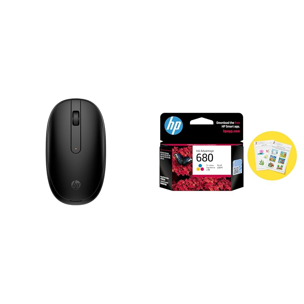 HP 240 Bluetooth Wireless Mouse with 3 Buttons/1600 DPI Red Optical Tracking/Sleek and Ambidextrous/