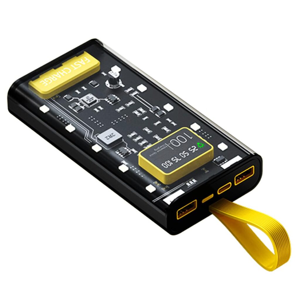 IKALL IKPB10M 20W Fast Charging 10000 mAh Power Bank with Dual USB Output and Type C Input | Fast Power Delivery and Digital Display (Black)