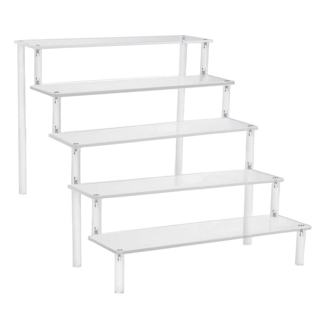 CALANDIS™ Clear Acrylic Display Riser Stand Perfume Cosmetics Holder for Decoration 29.5x41.5x25cm | Action Figures | TV, Movie & Video Games