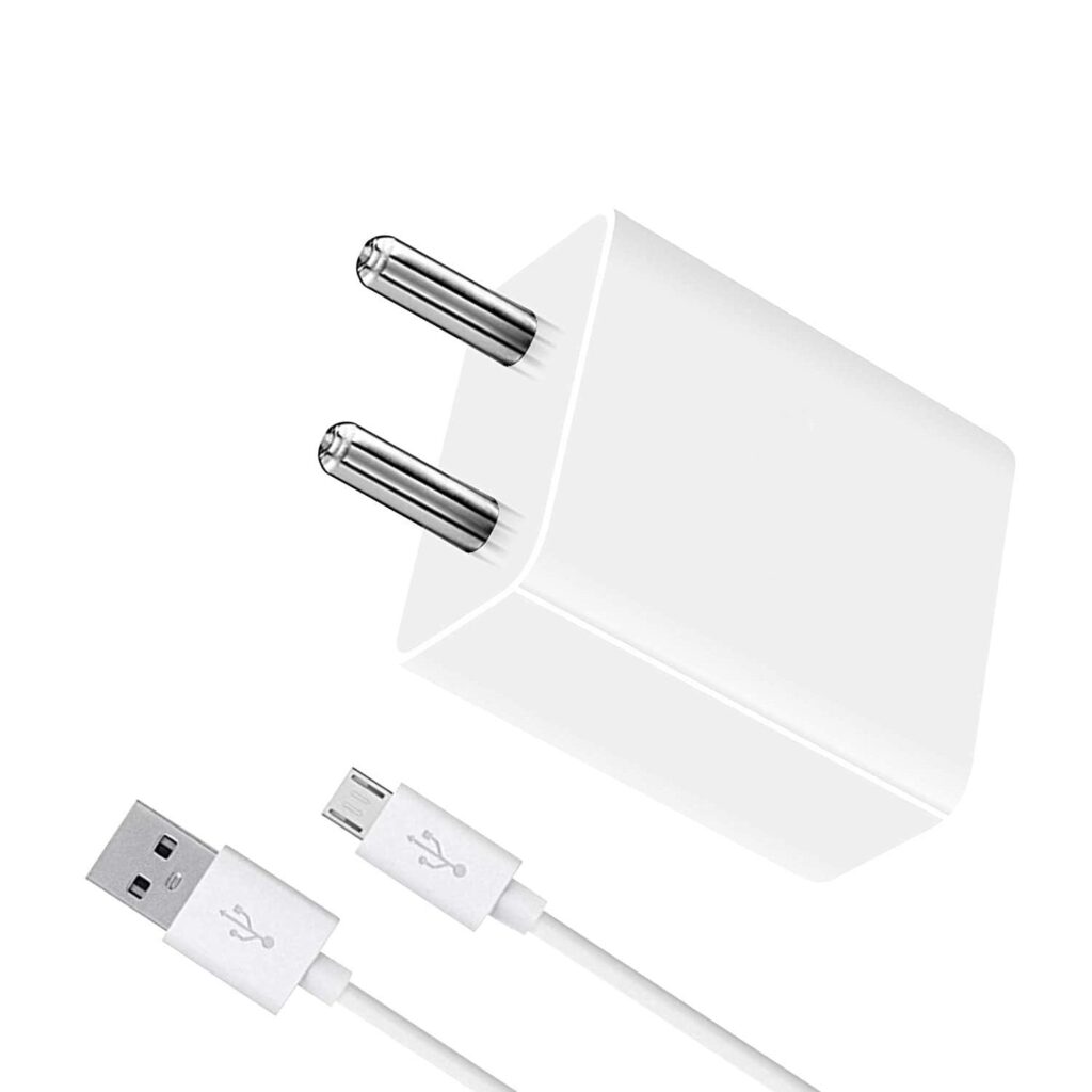 48W Ultra Fast Charger for Sam-Sung Galaxy M02s Charger Original Adapter Like Mobile Charger | Qualcomm QC 3.0 Quick Charge Adaptive Charger with 1 Meter Micro USB Data Cable (3O B, White)
