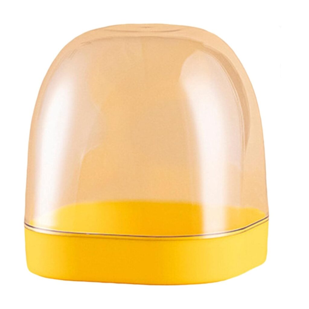 MERISHOPP® Transparent Display Box Storage Rack Perfume Cupcake Desserts Dolls Visible Yellow|Toys & Hobbies | Action Figures | TV, Movie & Video Games|1 Piece Display Box (As You Choose)