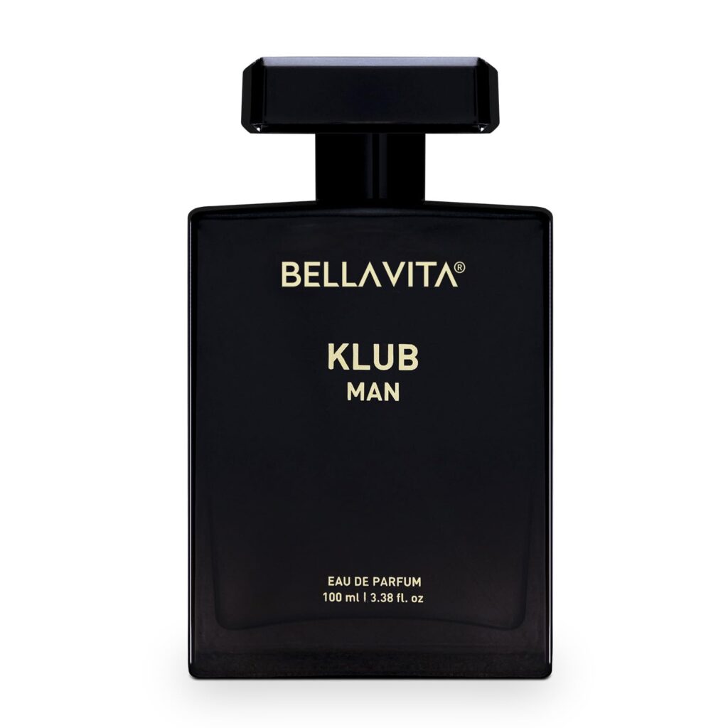 Bella Vita Luxury KLUB | Long Lasting Eau De Parfum 100ml Perfume for Man | Lemon, Rose and Vanilla | Musky, Spicy and Woody Premium Fragrance for Men