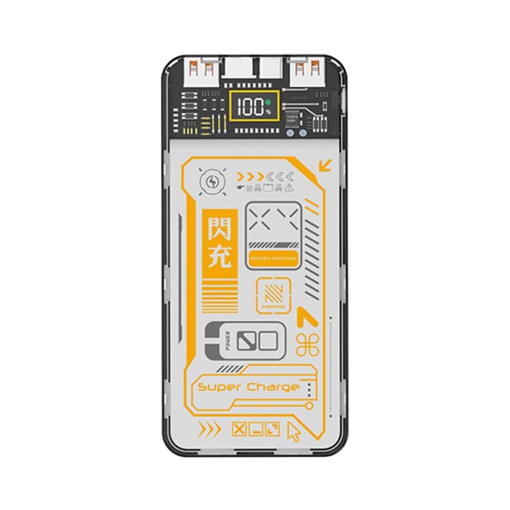 IKALL IKPB50 20000mAh Power Bank | 22.5W Fast Charging | 3 Output Ports (2 Type A Connector & 1 Type C Connector) | Compatible with Smartphone, Tablet, Smartwatch, Trimmer (White)