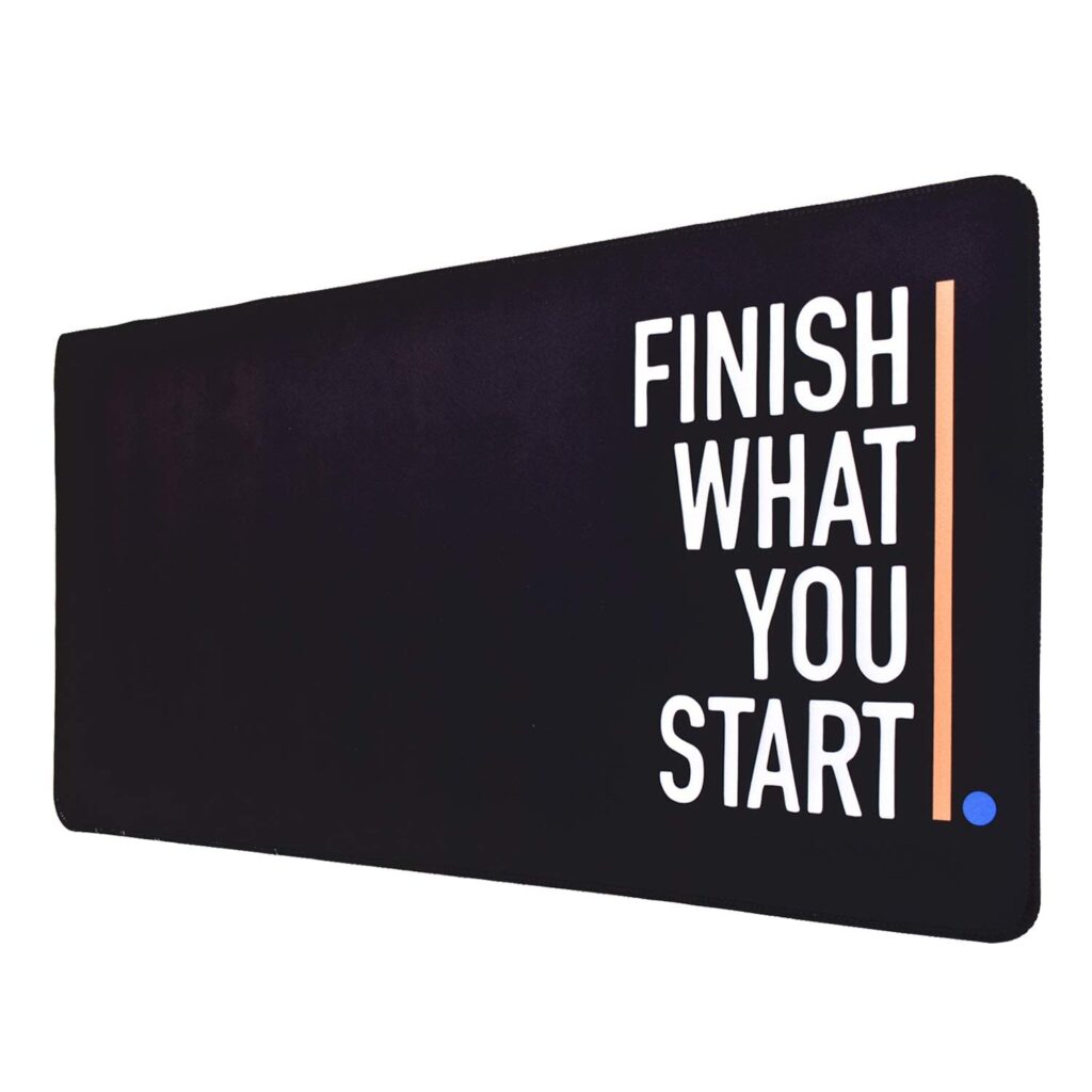 Seagull flight of fashion Large Extended XXXL Gaming Mouse Pad with Non-Slip Rubber Base, Stitched Edge Mouse Mat for Laptop, Computer - 80 x 30 x 0.3 cm - Finish What You Start