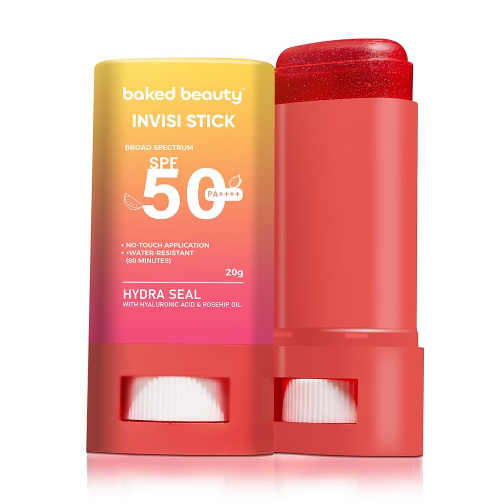 BAKED BEAUTY INVISI STICK – Broad Spectrum Sunscreen Stick SPF 50 and PA++++ 20g