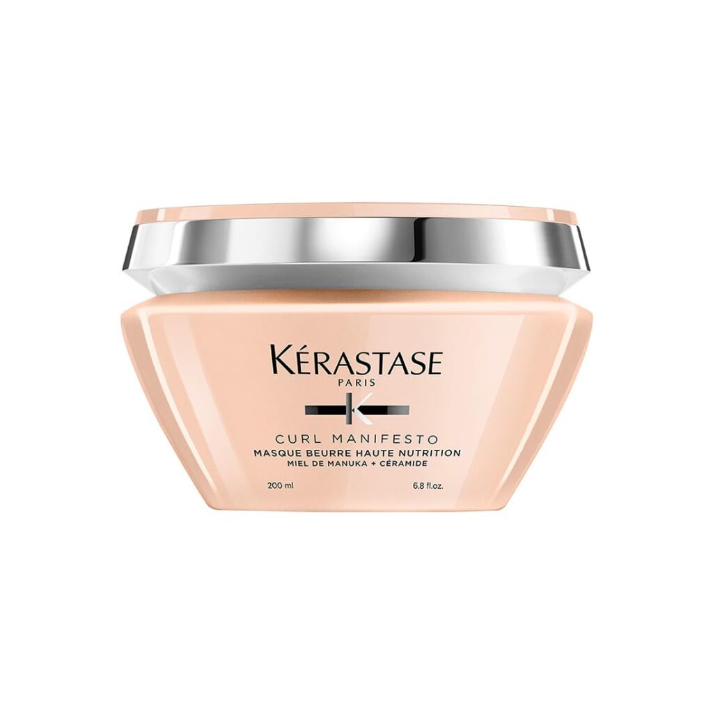 Kérastase Curl Manifesto Hair Mask for Curly, Wavy Hair 200ml | Hydrating Hair Mask for Curly & Wavy Hair | Reduces frizz| Infused with Manuka Honey, Glycerin & Ceramide
