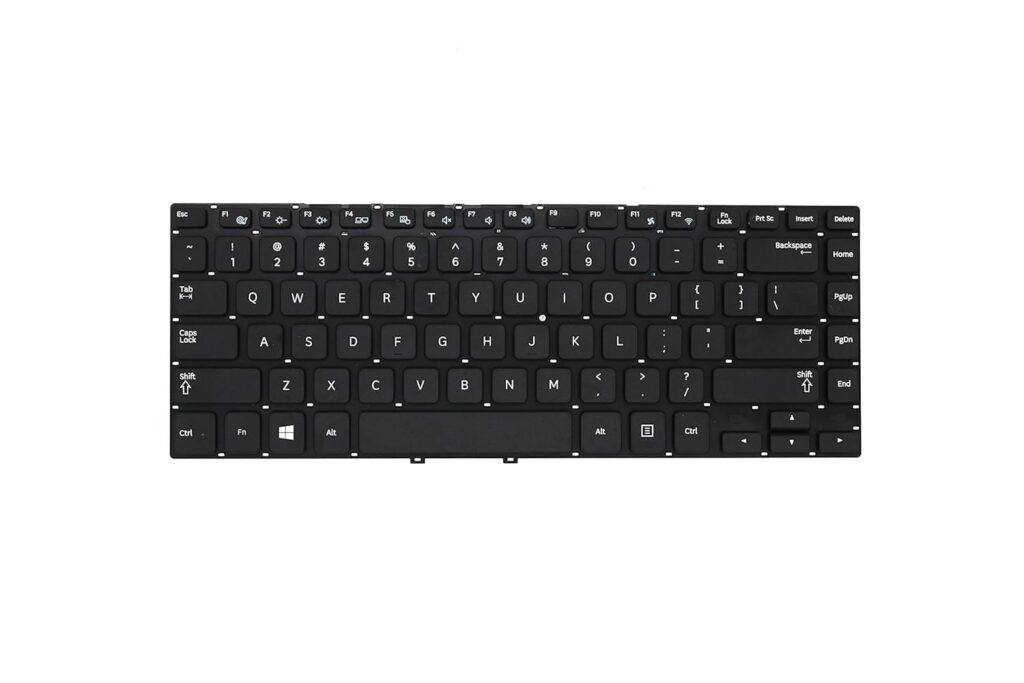 WISTAR Laptop Keyboard for Samsung 300E4A 300E4C 300V4A NP300E4A NP300E4C NP300V4A Series 14.0" Laptop (Slim Arrow)