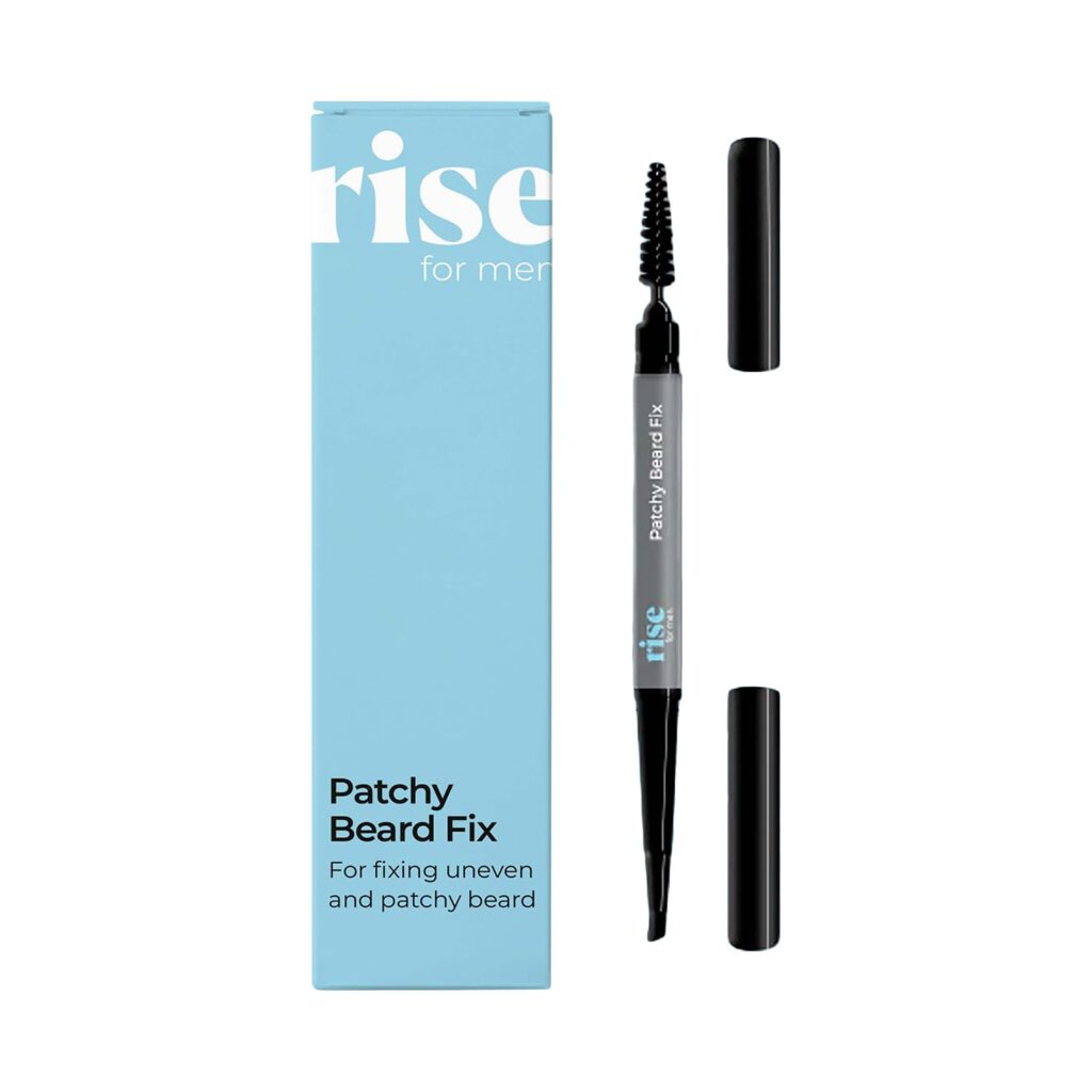 Rise for Men Patchy Beard Fix | Apply in One minute | Natural Look | Smudge & Water Proof | No Side Effects | Alternative to Beard Growth Oils and Serums